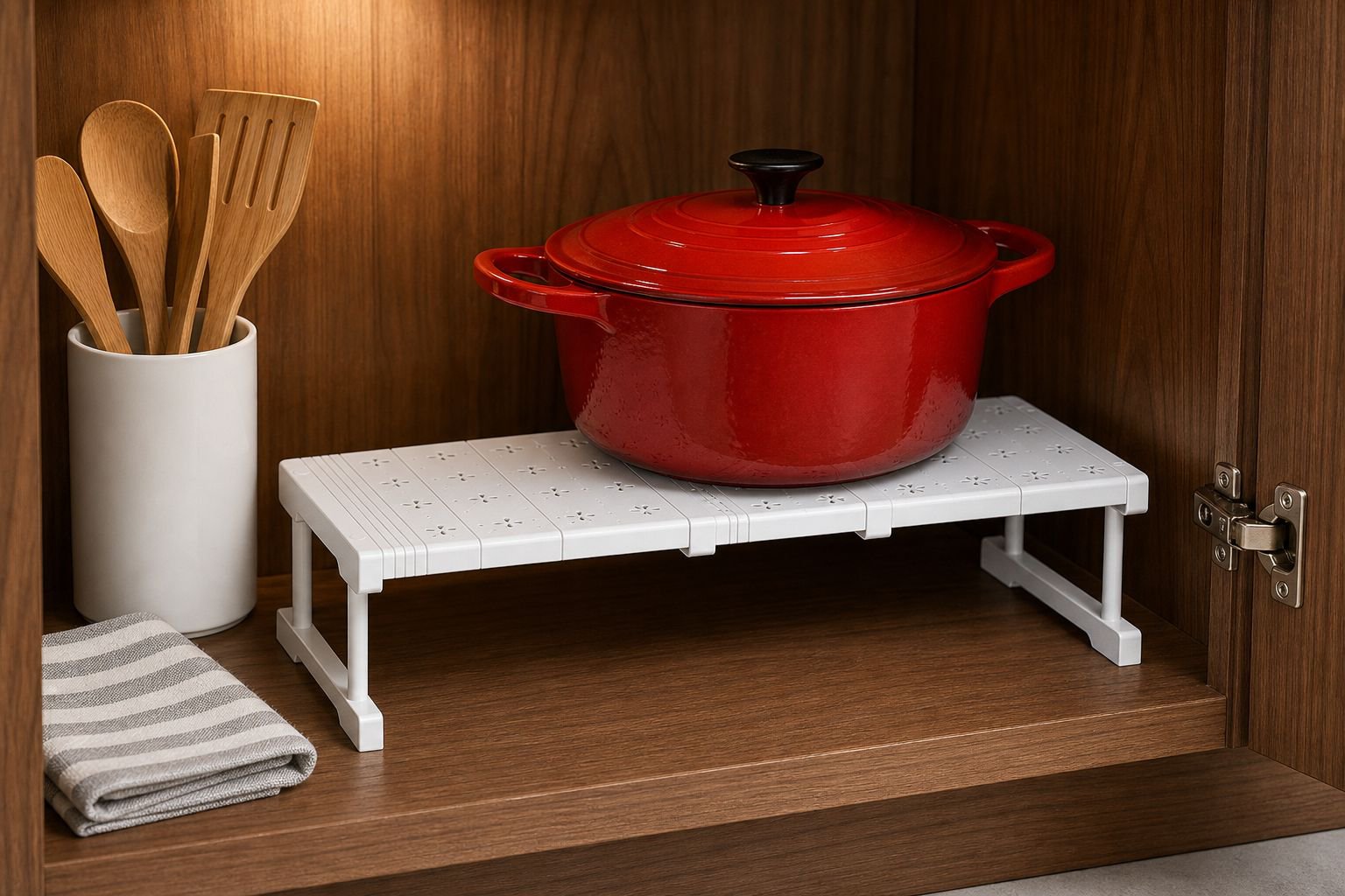 Wardrobe layered partition retractable cabinet compartment rack cabinet under sink layered storage r