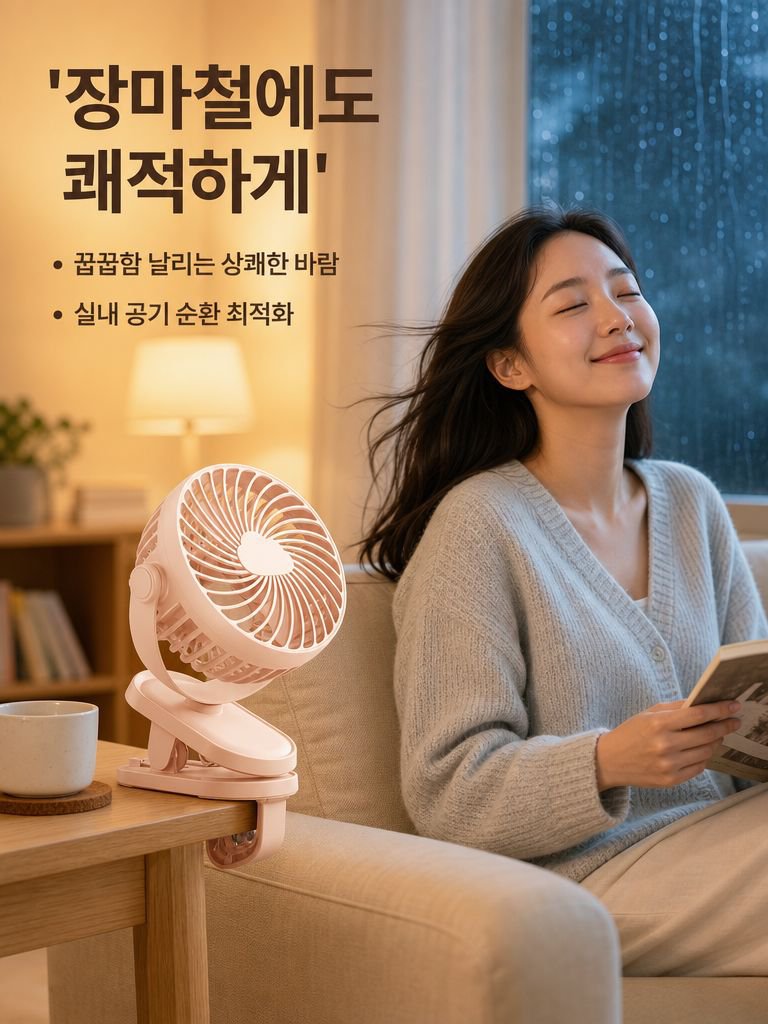 휴대용 미니 데스크 팬