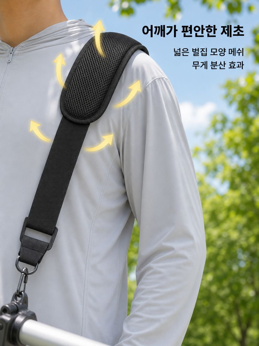 예초기 보조 손잡이 어깨끈
