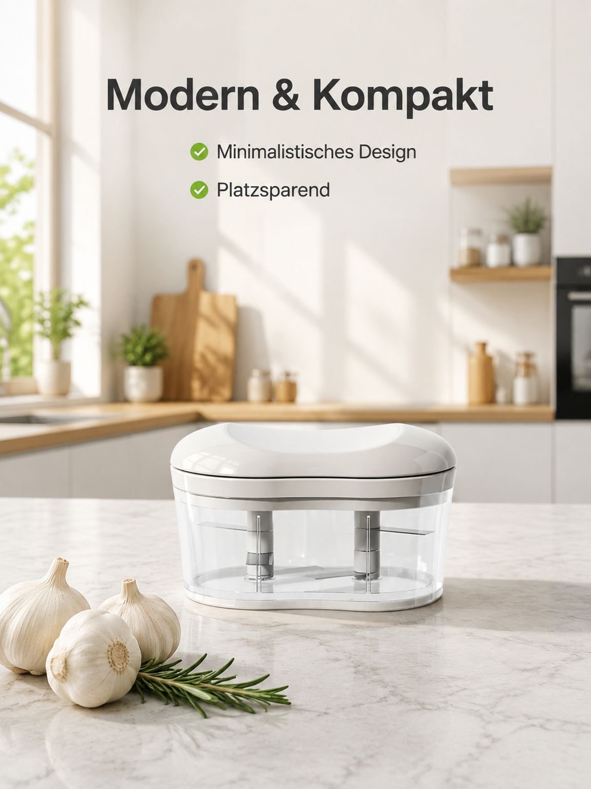 Multifunktionaler Knoblauchmixer