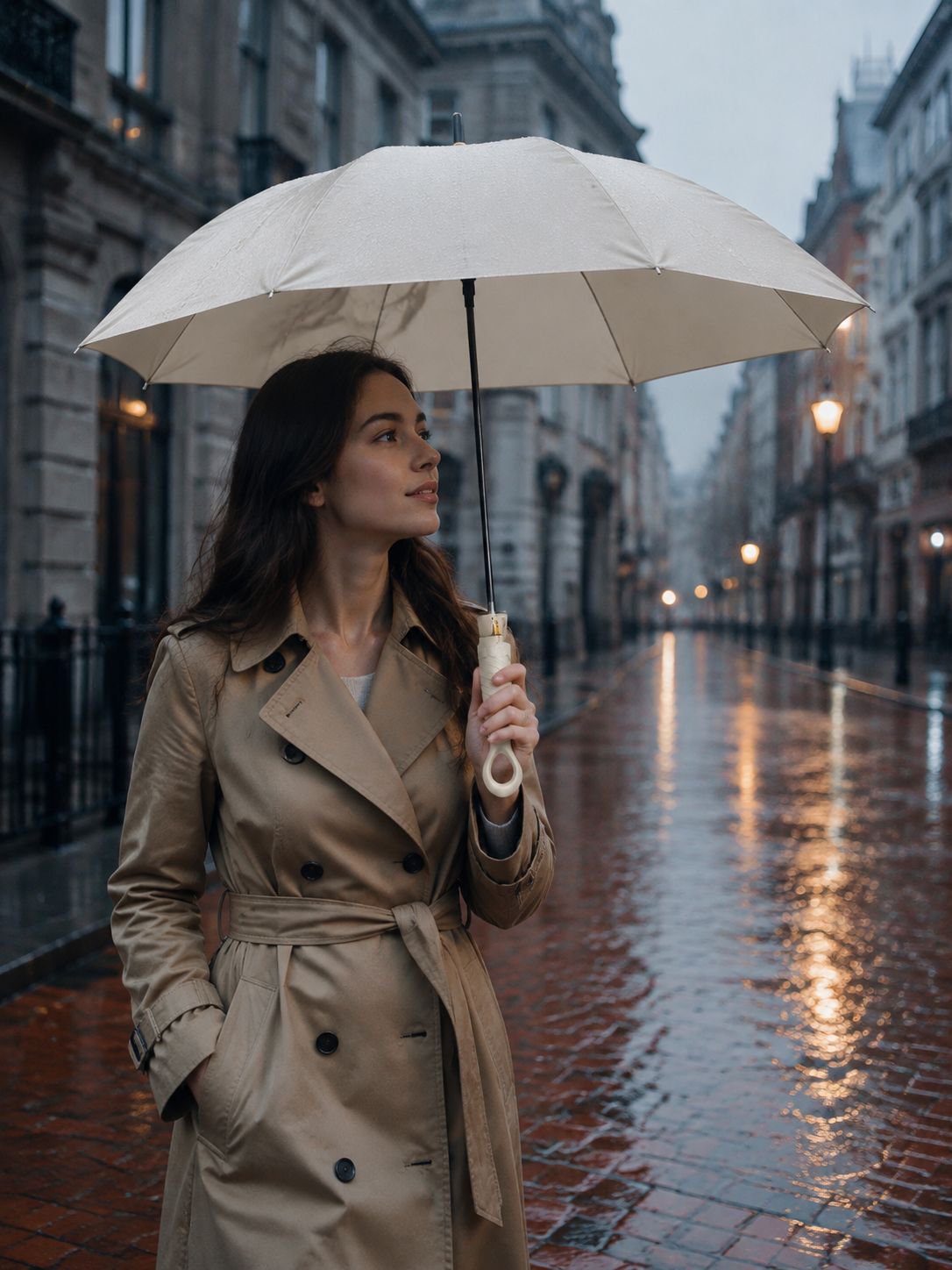 Ultra-Light Folding Mini Umbrella with Finger-Ring Handle