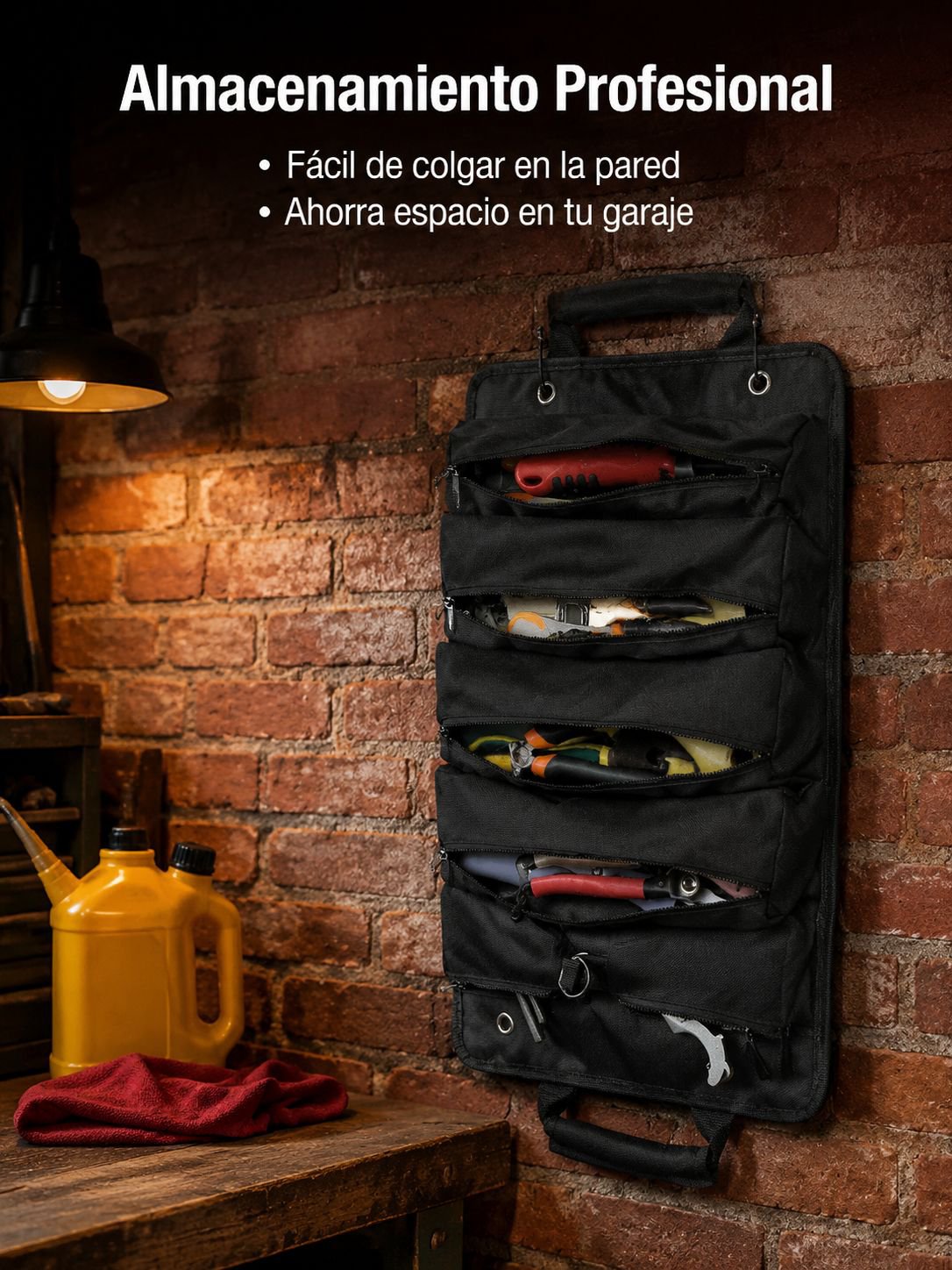 Bolsa de herramientas multifuncional portátil de gran capacidad