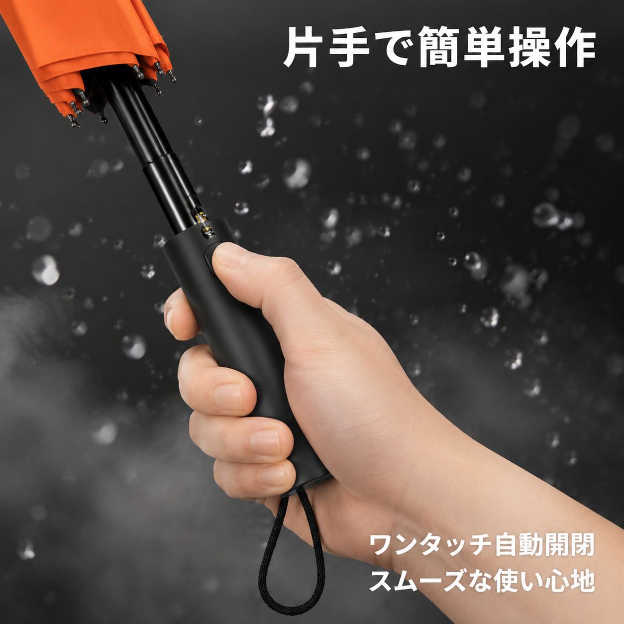 耐風UVカットゴルフ長傘 自動開閉 晴雨兼用傘