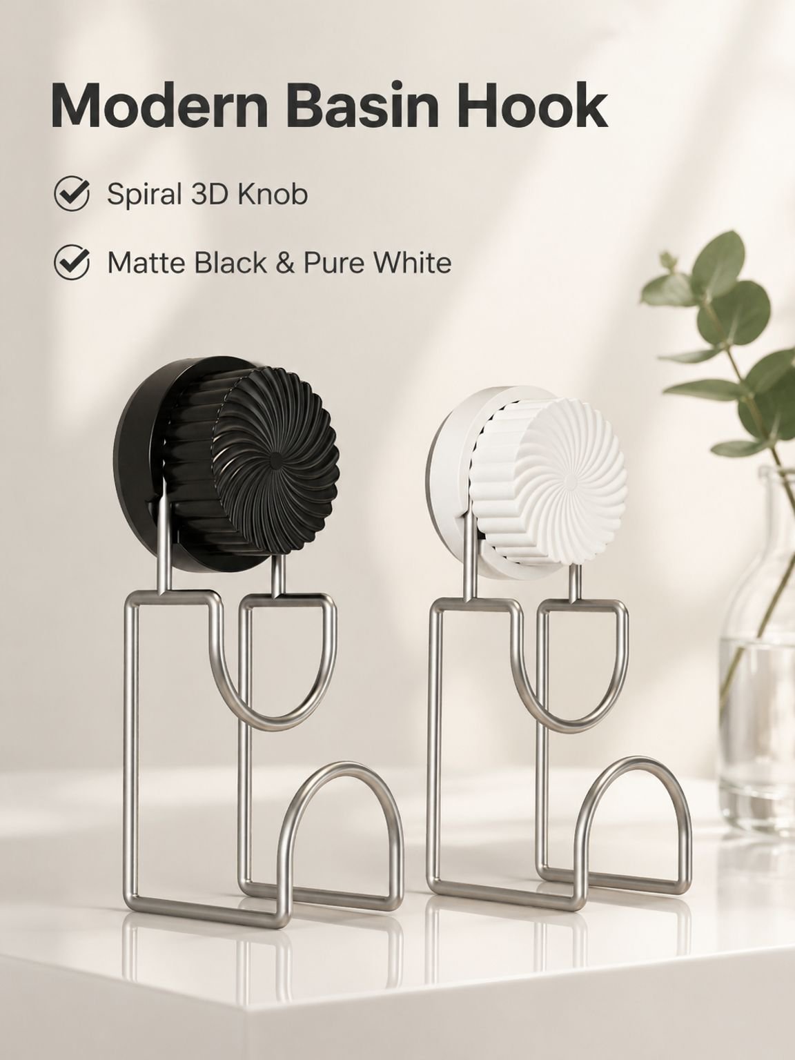 Multipurpose Storage Hooks Basin Hooks
