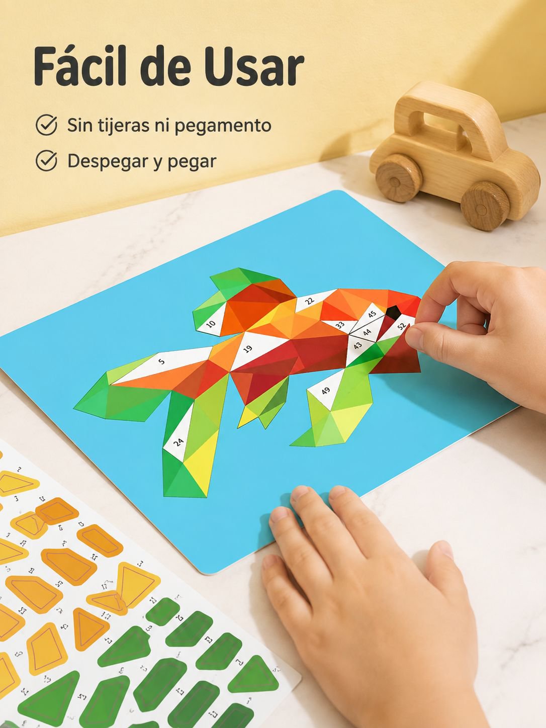 Libro de collage geométrico 3D