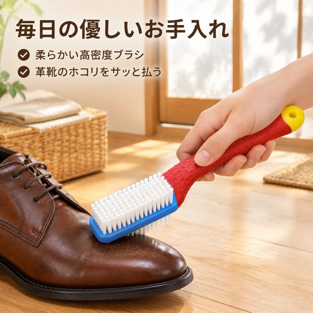 新作多機能靴ブラシ ソフト毛ブラシ クリーニングブラシ