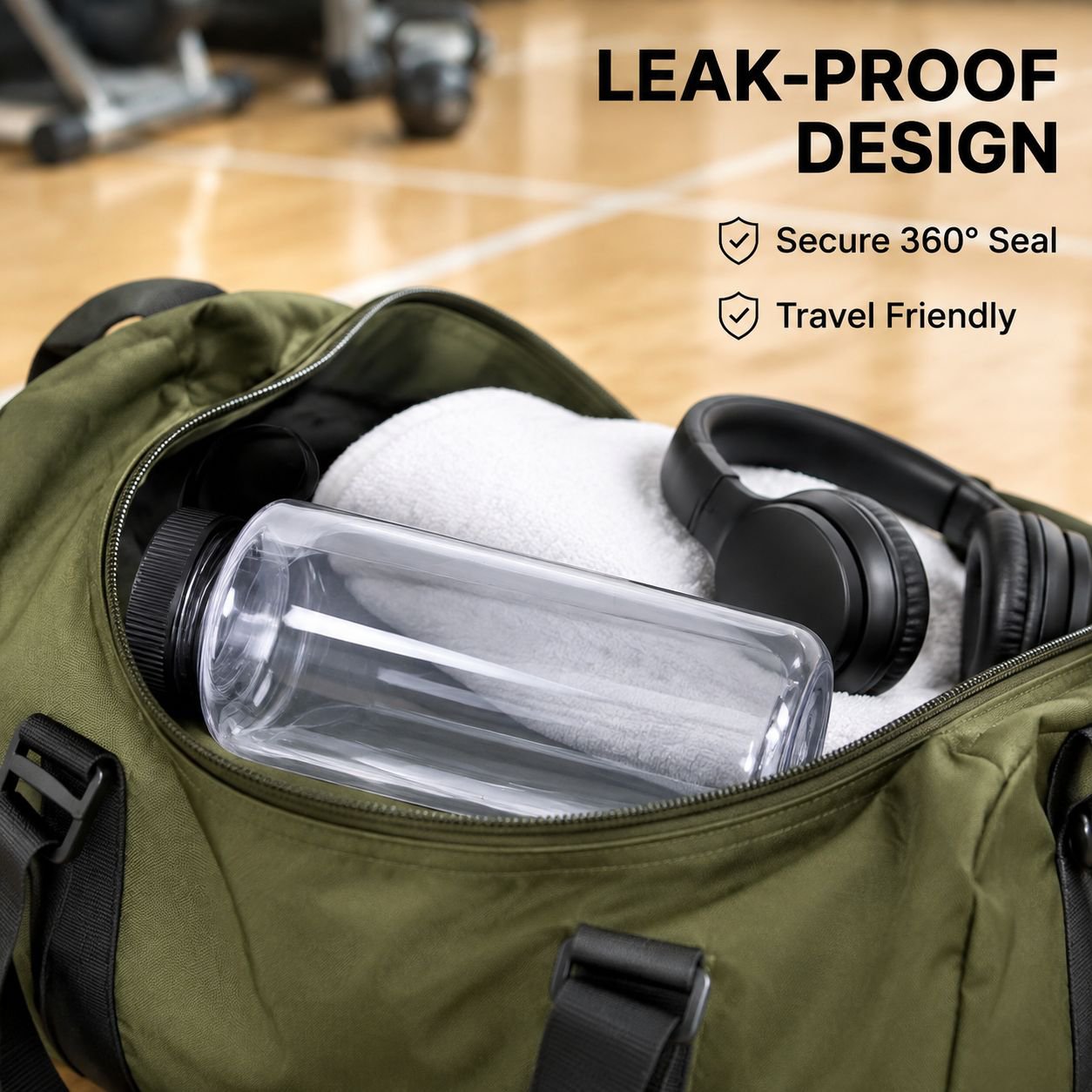 Tritan Plastic Sports Water Bottle