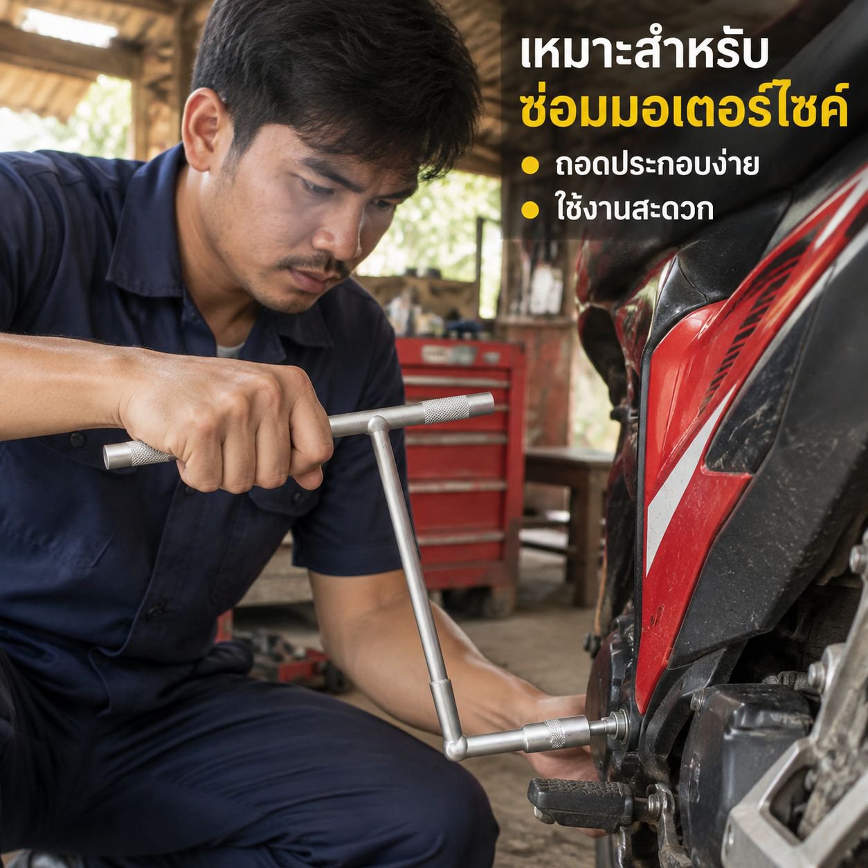ประแจบล็อกอเนกประสงค์รูปตัว T