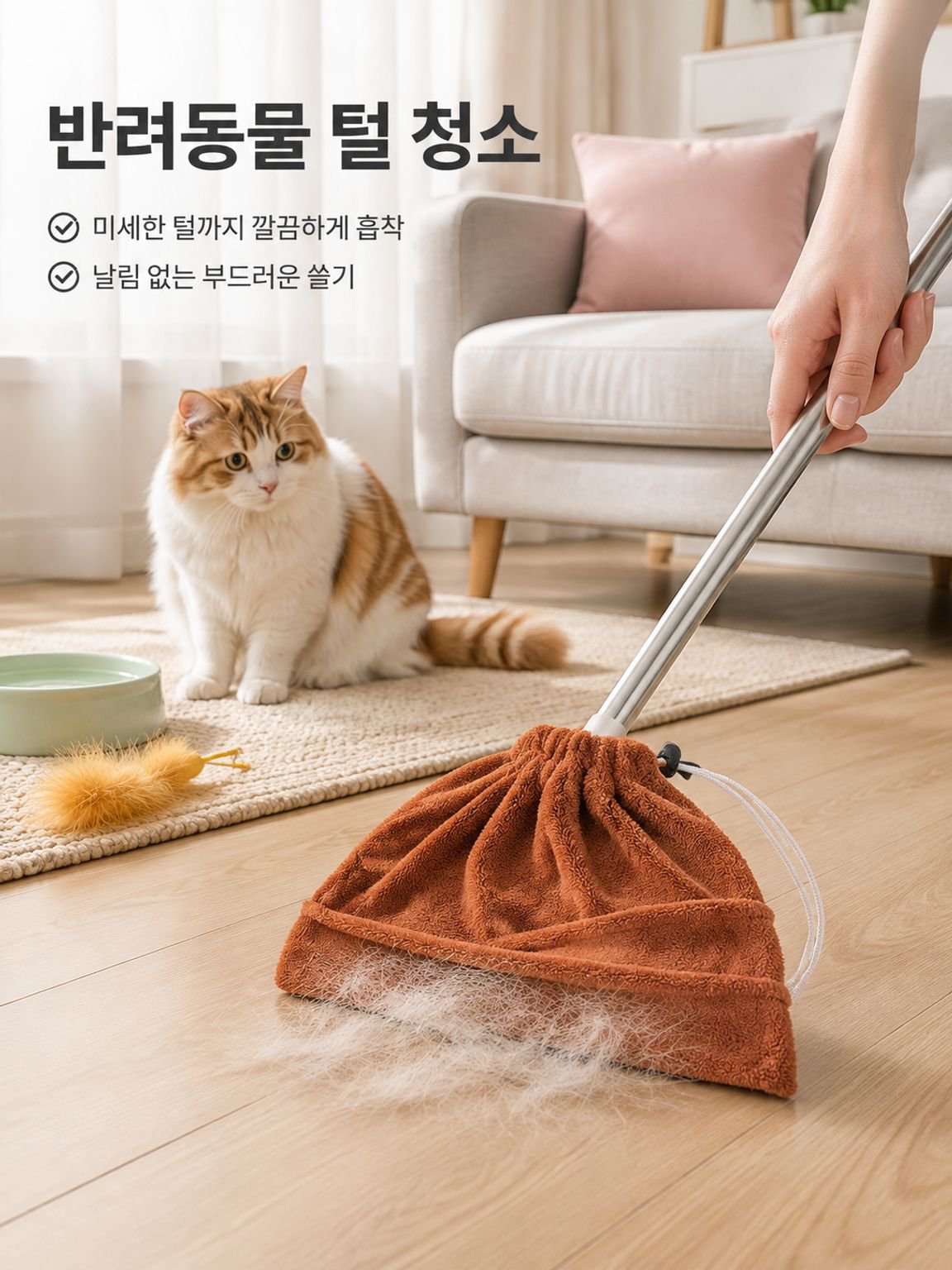 건습 양용 업그레이드판 빗자루 커버