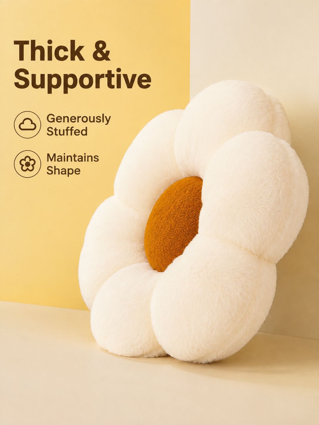Cute and refreshing sunflower cushion
