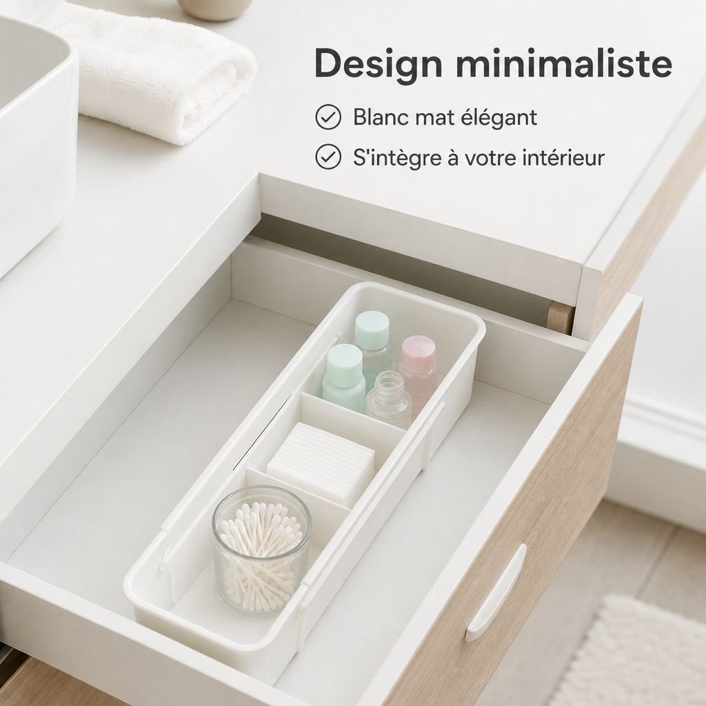 Séparateurs extensibles pour tiroirs