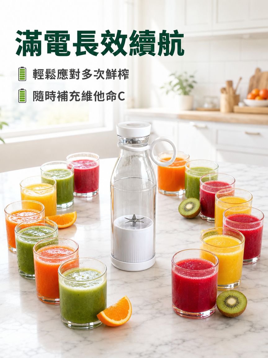 充電式便攜榨汁機