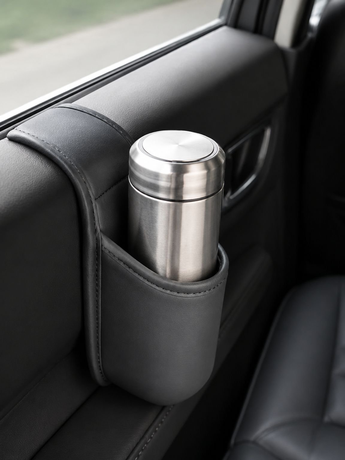 Car door cup holder, car storage bag, water cup holder, mobile phone holder, side embedded installat