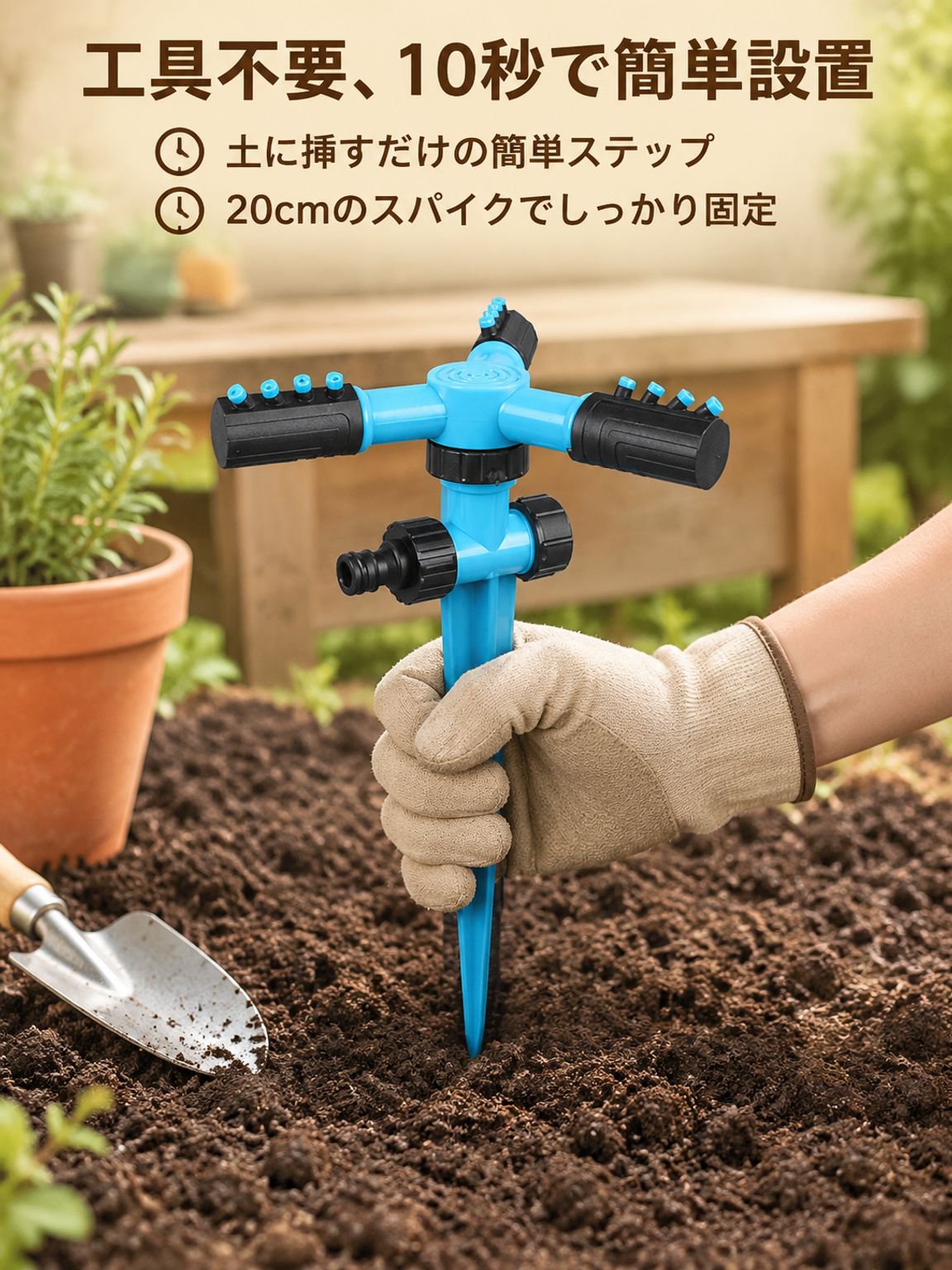 自動回転灌漑装置