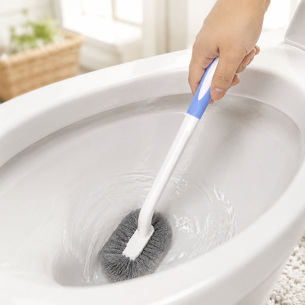 Multifunctional Wall-mounted Toilet Brush