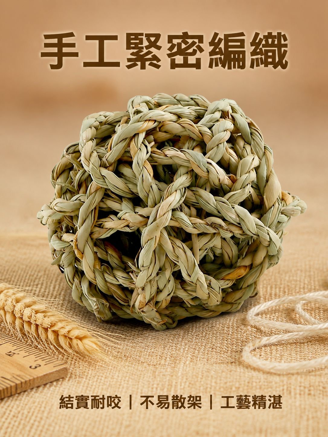 金絲熊專用磨牙藤球玩具