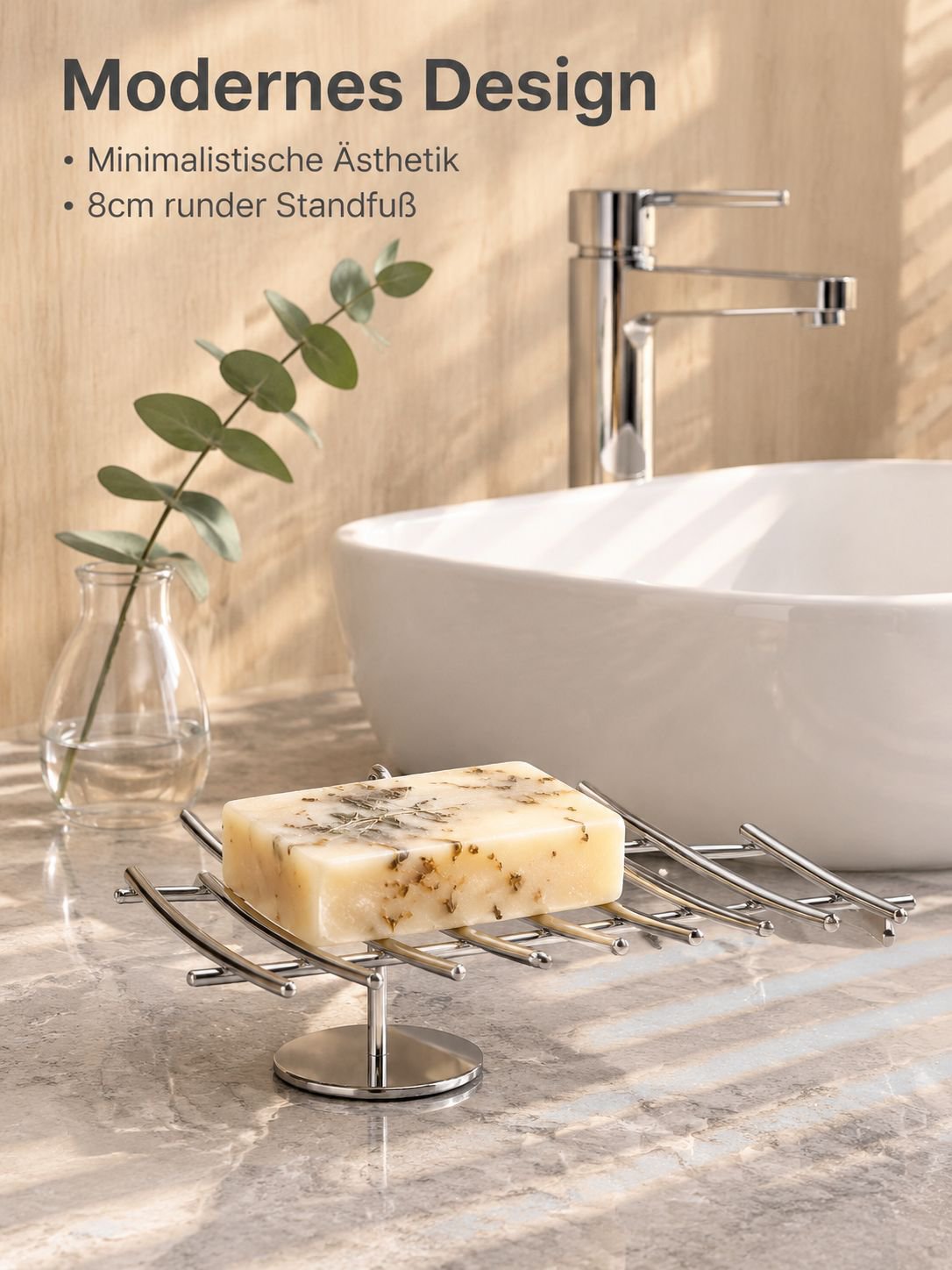 Multifunktionale Seifenablage für Bad und Dusche