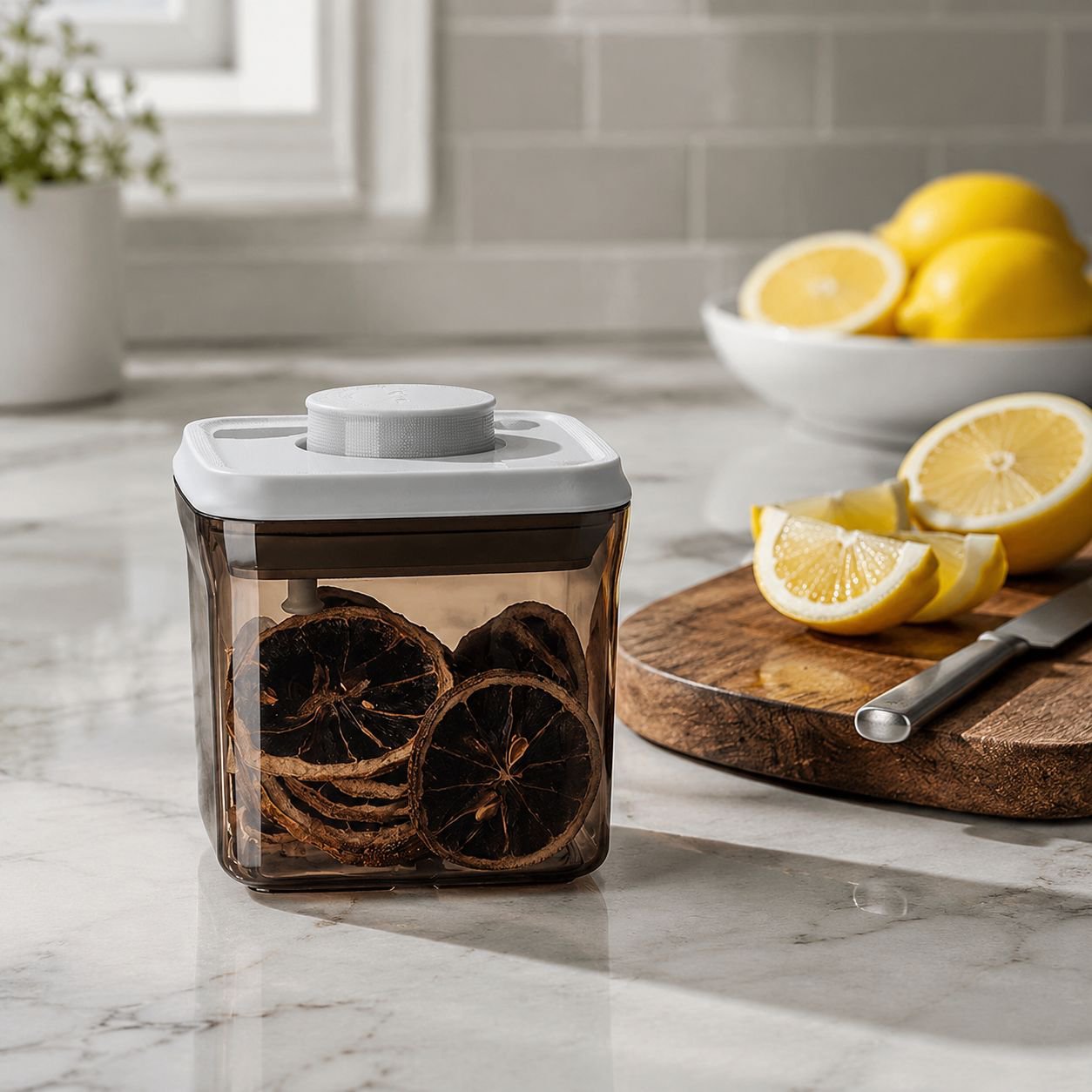 Premium tea storage container for loose leaf tea
