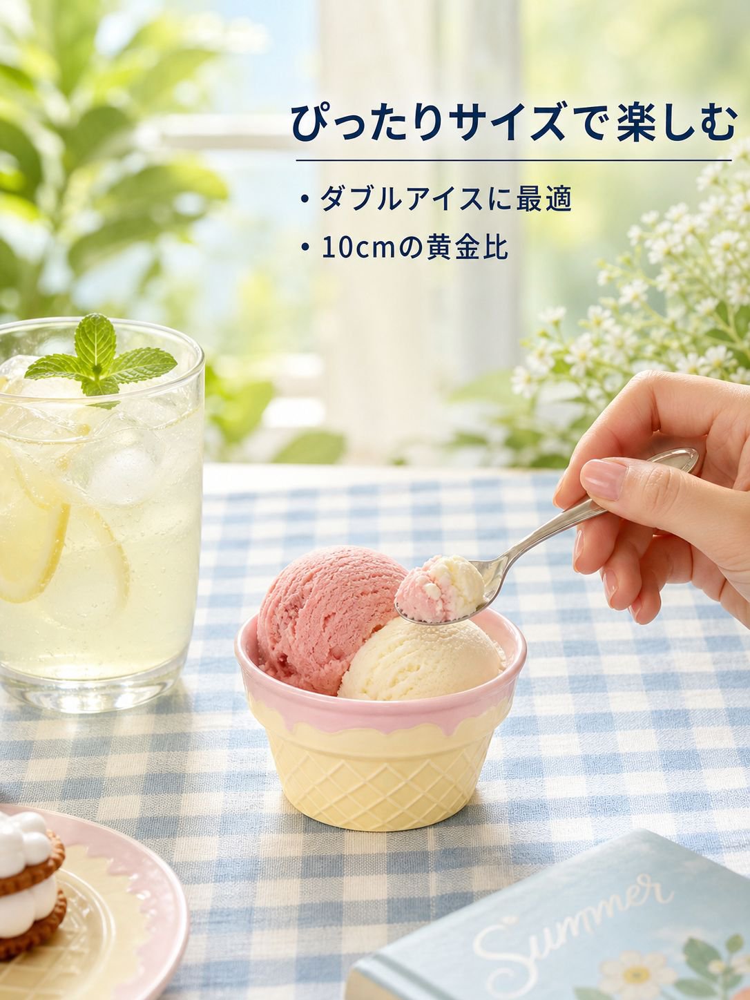 かわいい陶器の食器