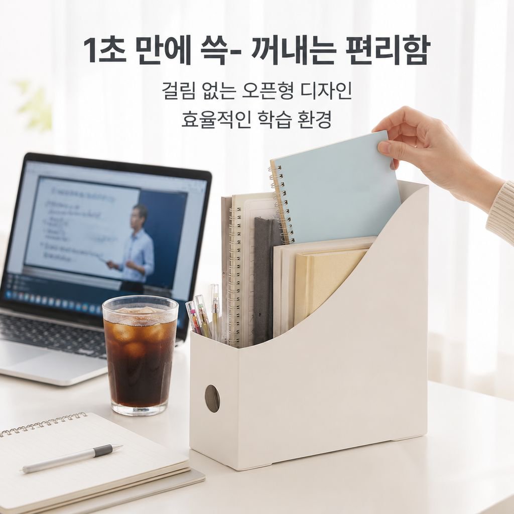 심플 파일 학생 기숙사 데스크탑 북엔드