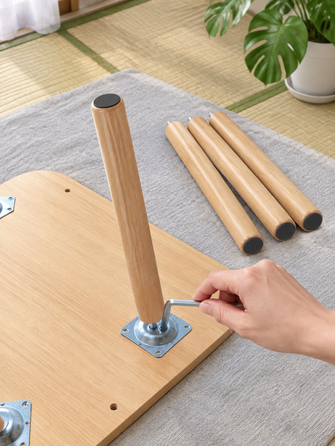 高品質な素材を使用したデスク天板