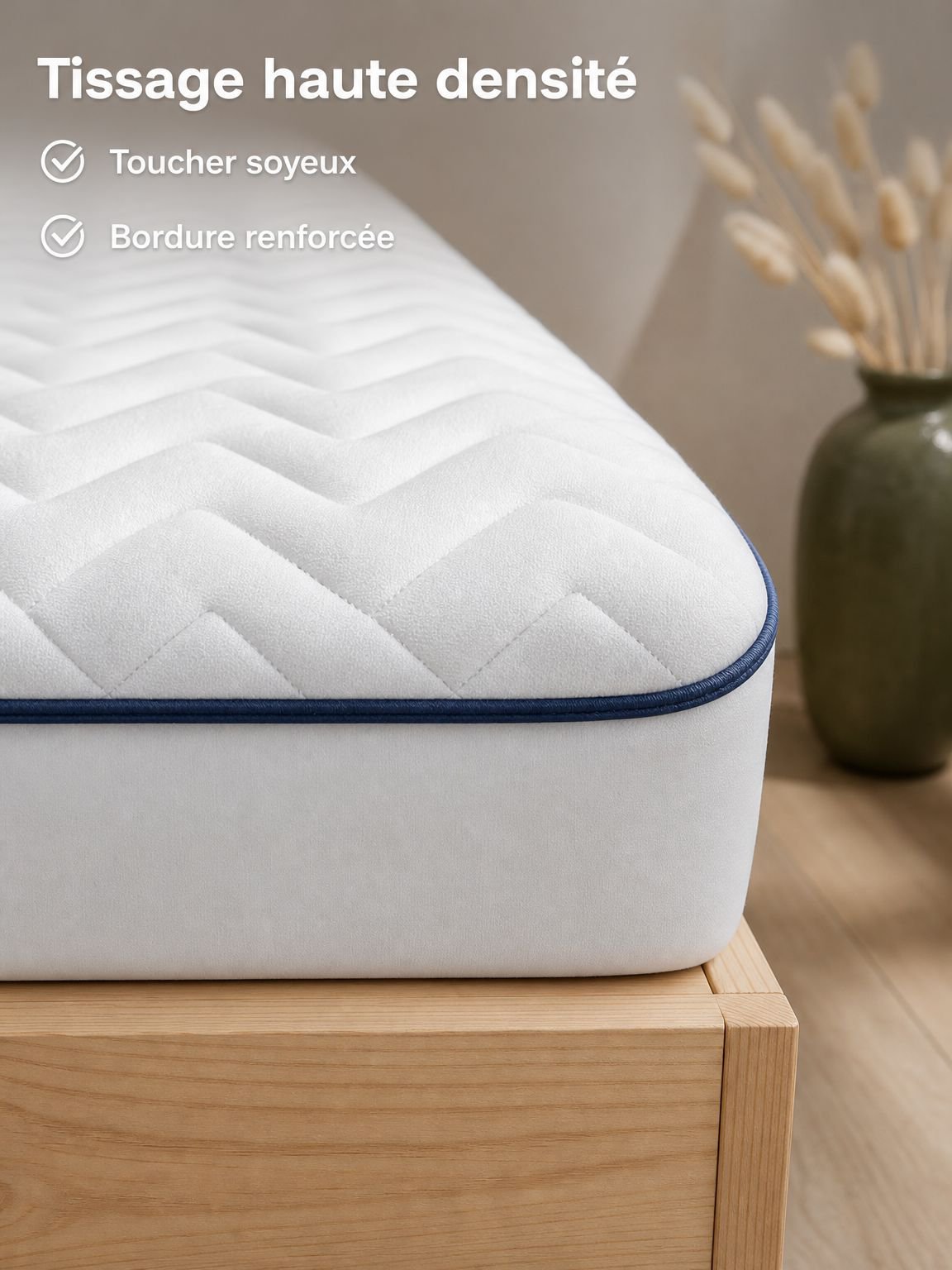 Matelas épais conçu pour améliorer le confort du couchage