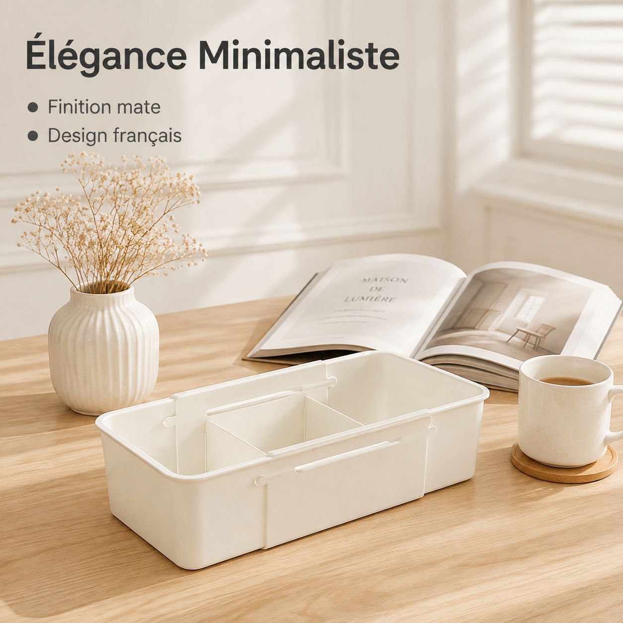 Boîte de rangement extensible pour tiroir