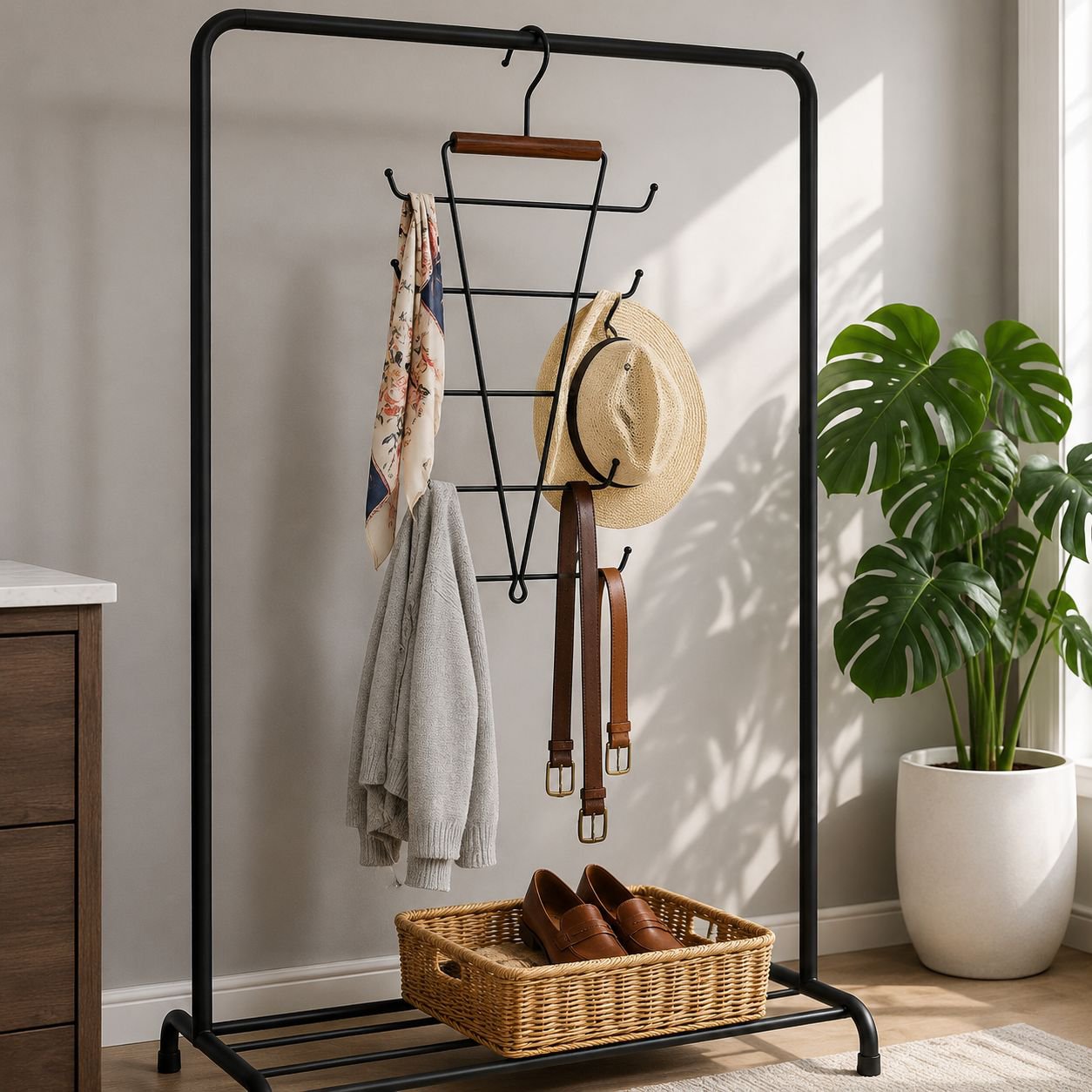 Perchero de diseño elegante JMY para hogar