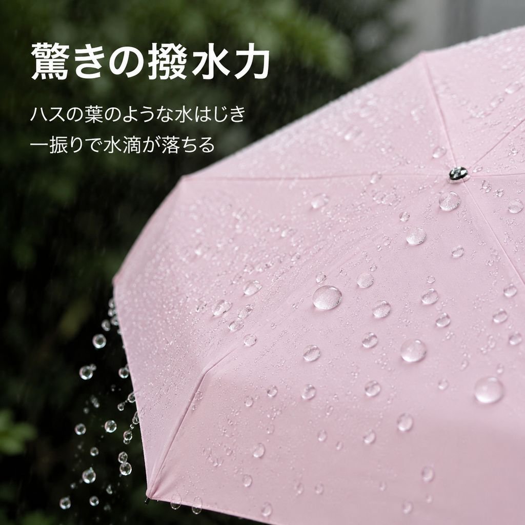 超軽量携帯型黒膠UVカット晴雨兼用カーボンファイバー日傘