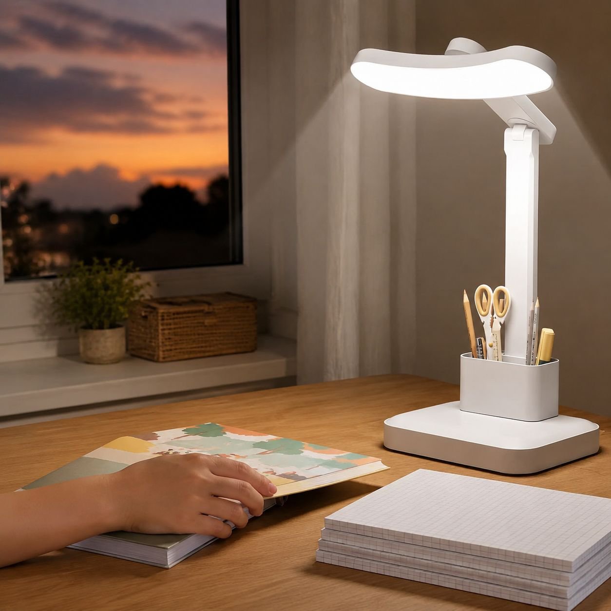 Stilvolle und praktische LED Schreibtischlampe