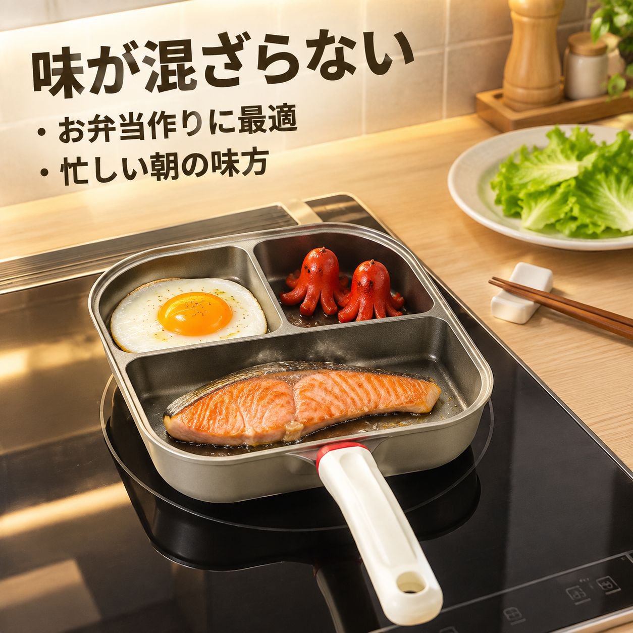 チタン製3in1フライパン