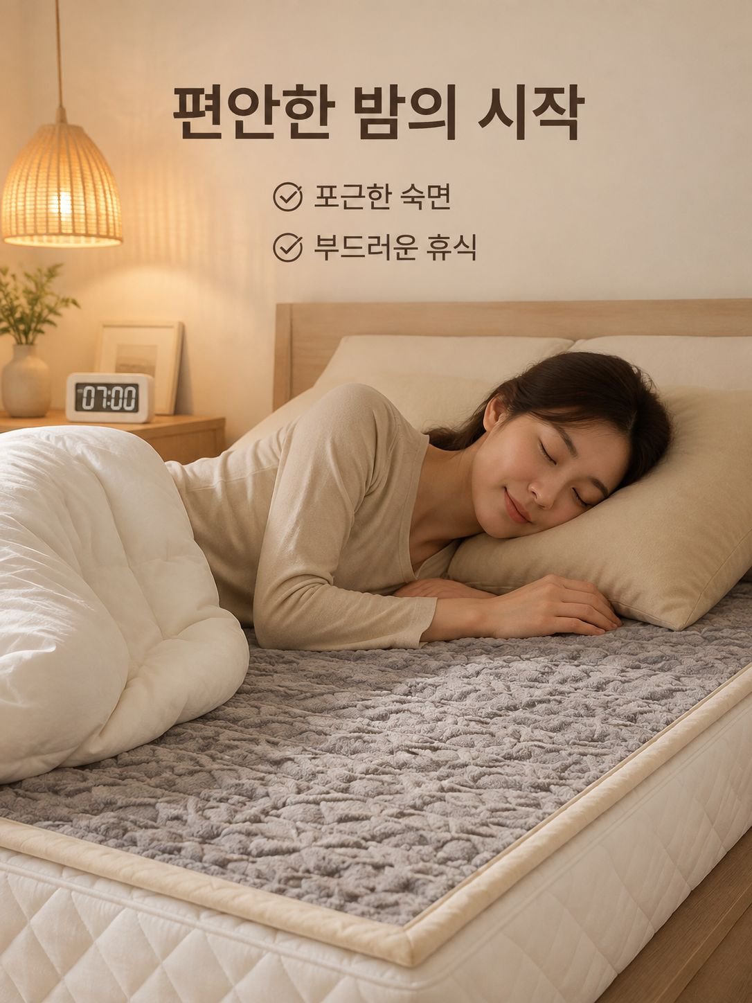 푹신푹신 매트리스 프로텍터