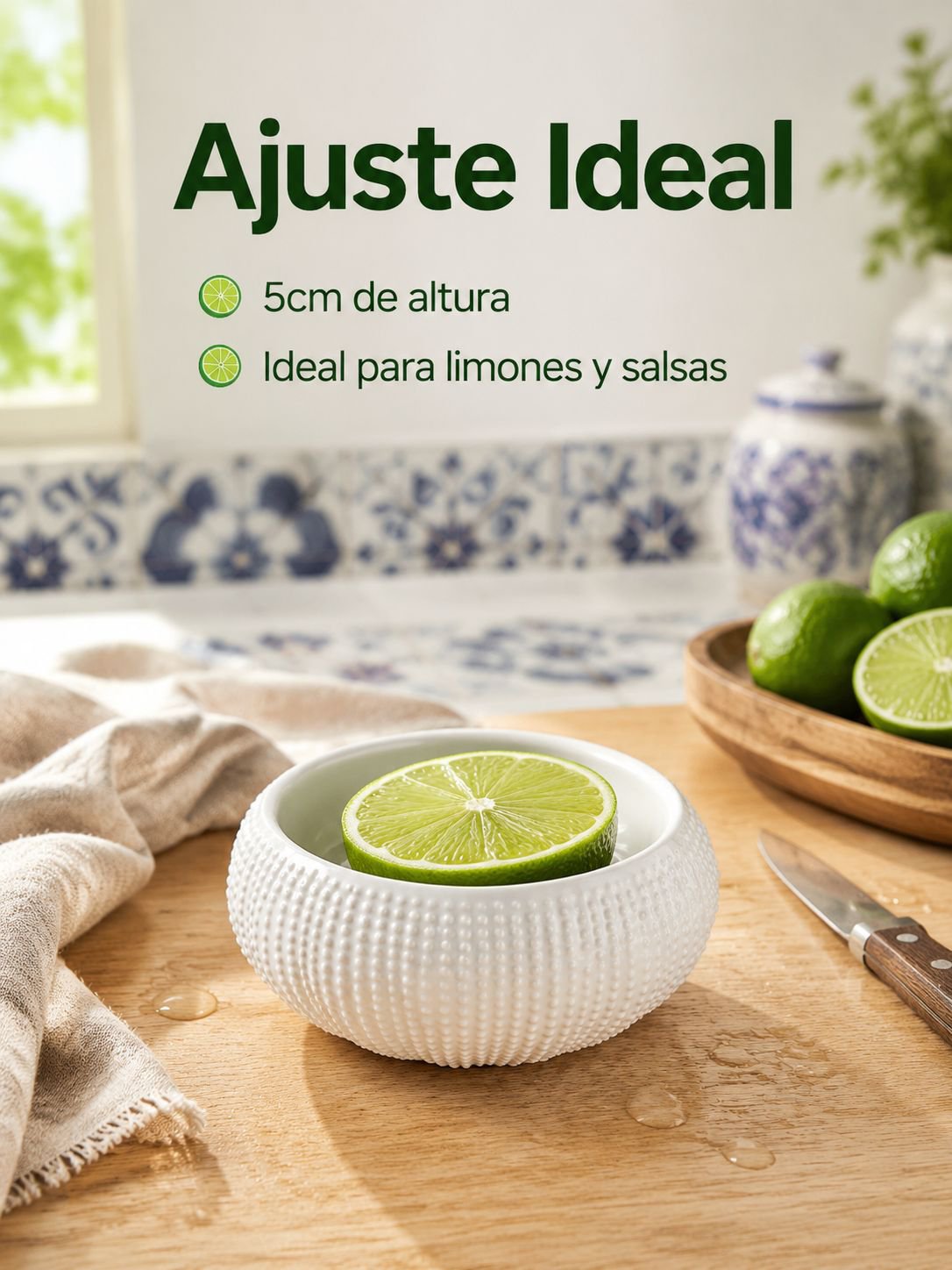 Plato de cerámica de forma irregular
