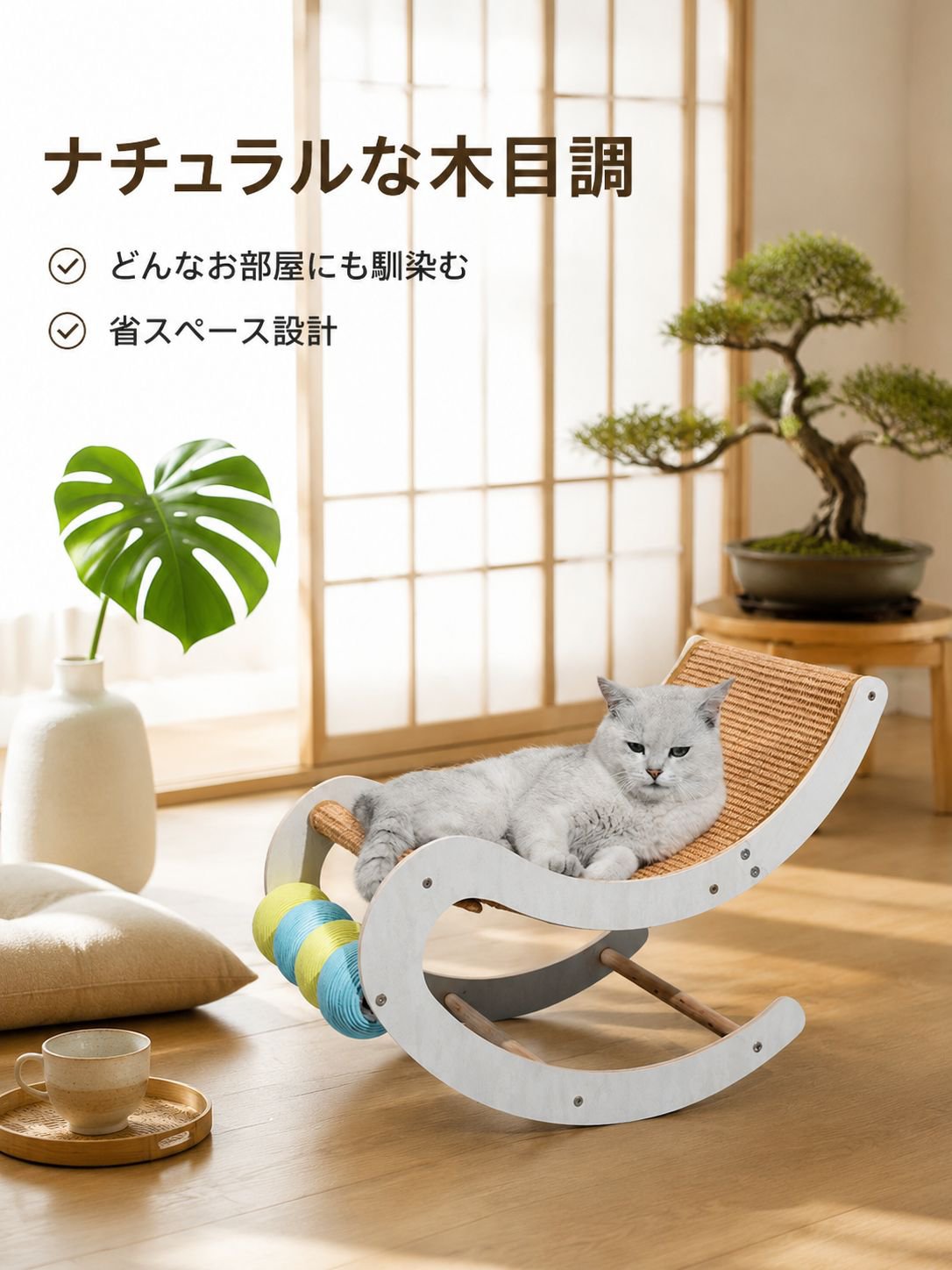 耐久性のある猫ハンモック