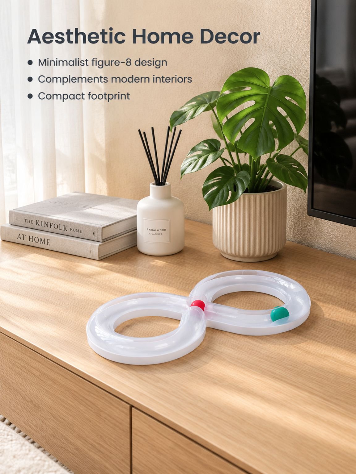 Figure-8 shaped cat toy tunnel cat teaser