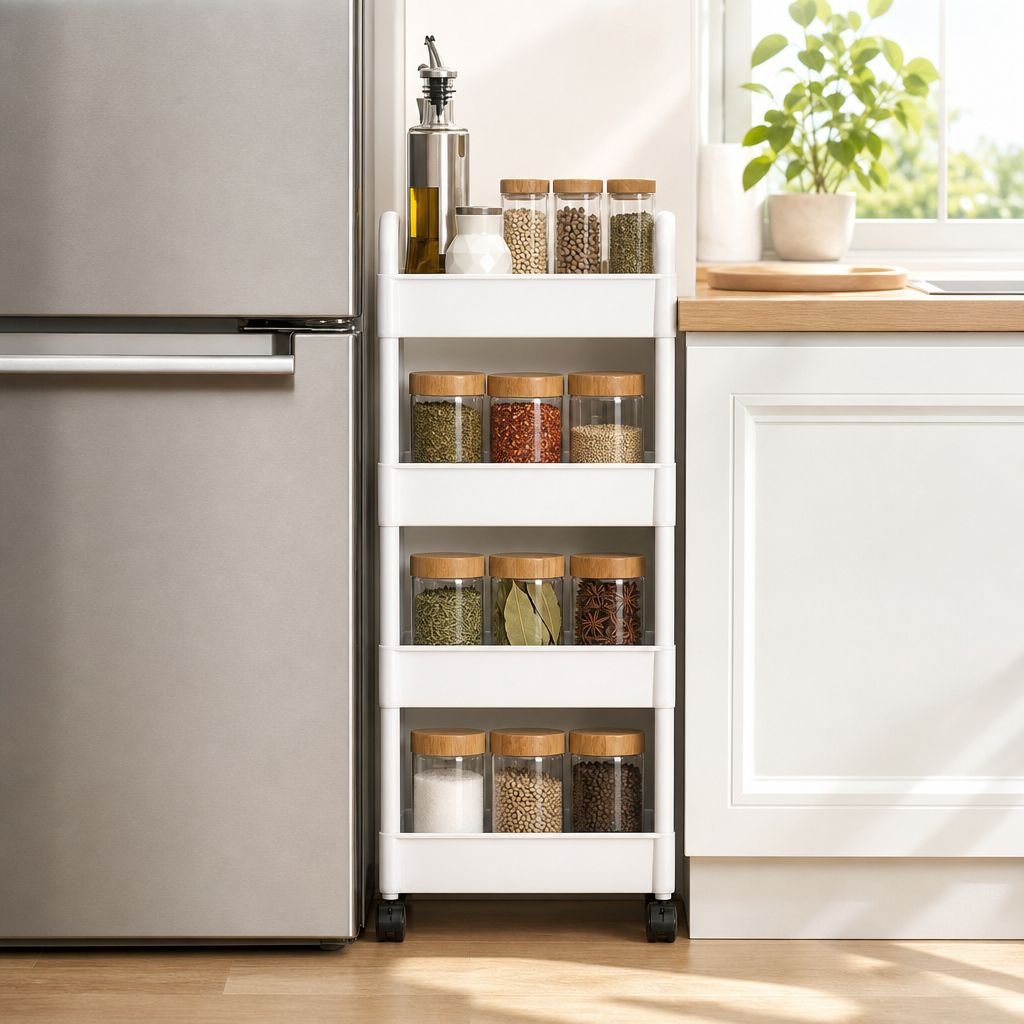 Convenient Compact Organizer Multipurpose Shelf Rack