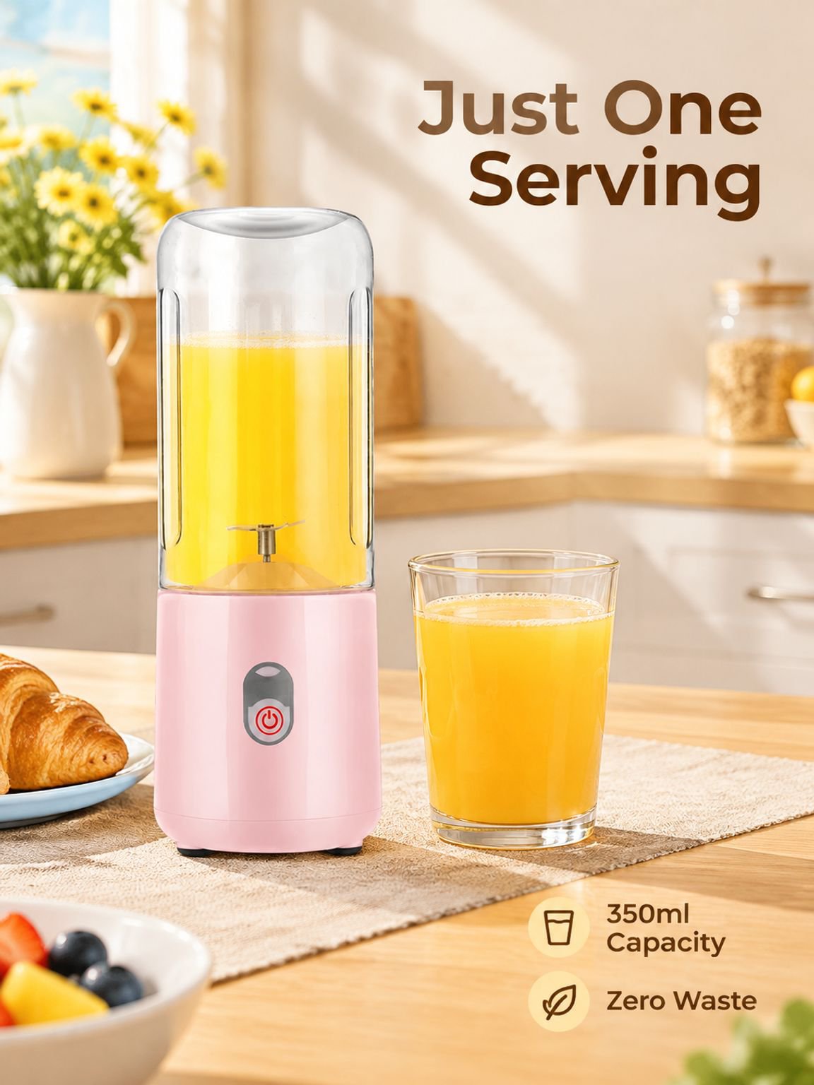 Compact and portable juicer cup