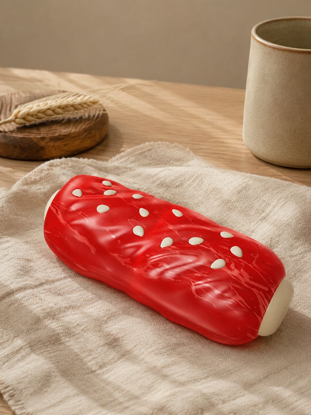 Heimtierbedarf neue Hot Dog Zahnbürste Sound Spielzeug Snacks Beißring Hundespielzeug