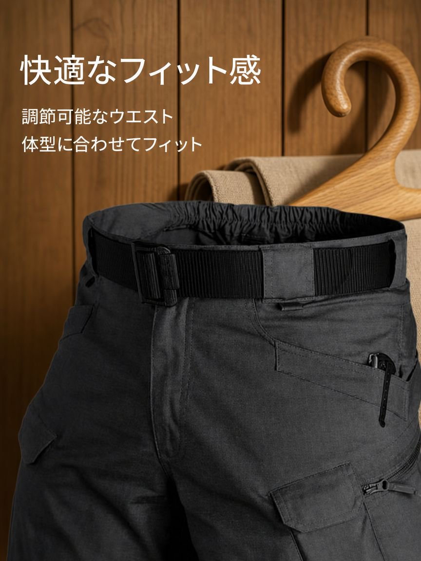 メンズ通気性カジュアルタクティカルショートパンツ