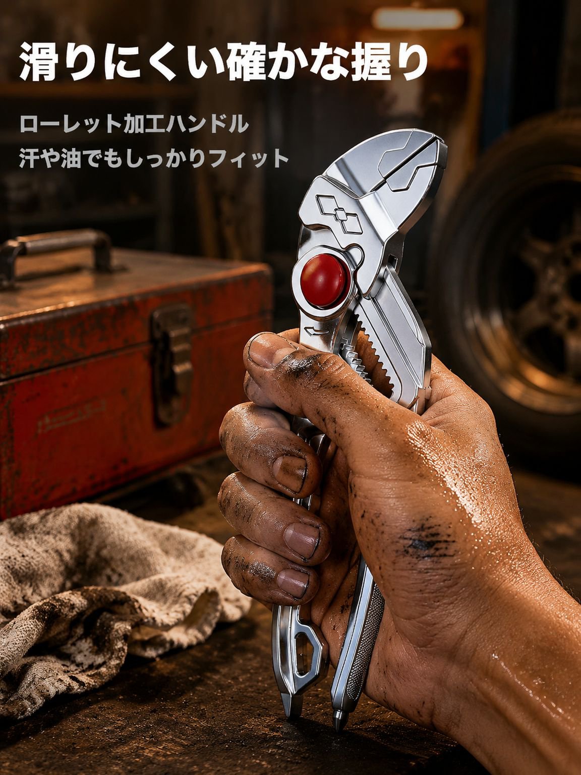 調整可能なウォーターポンプクランプ、水道管クランプ