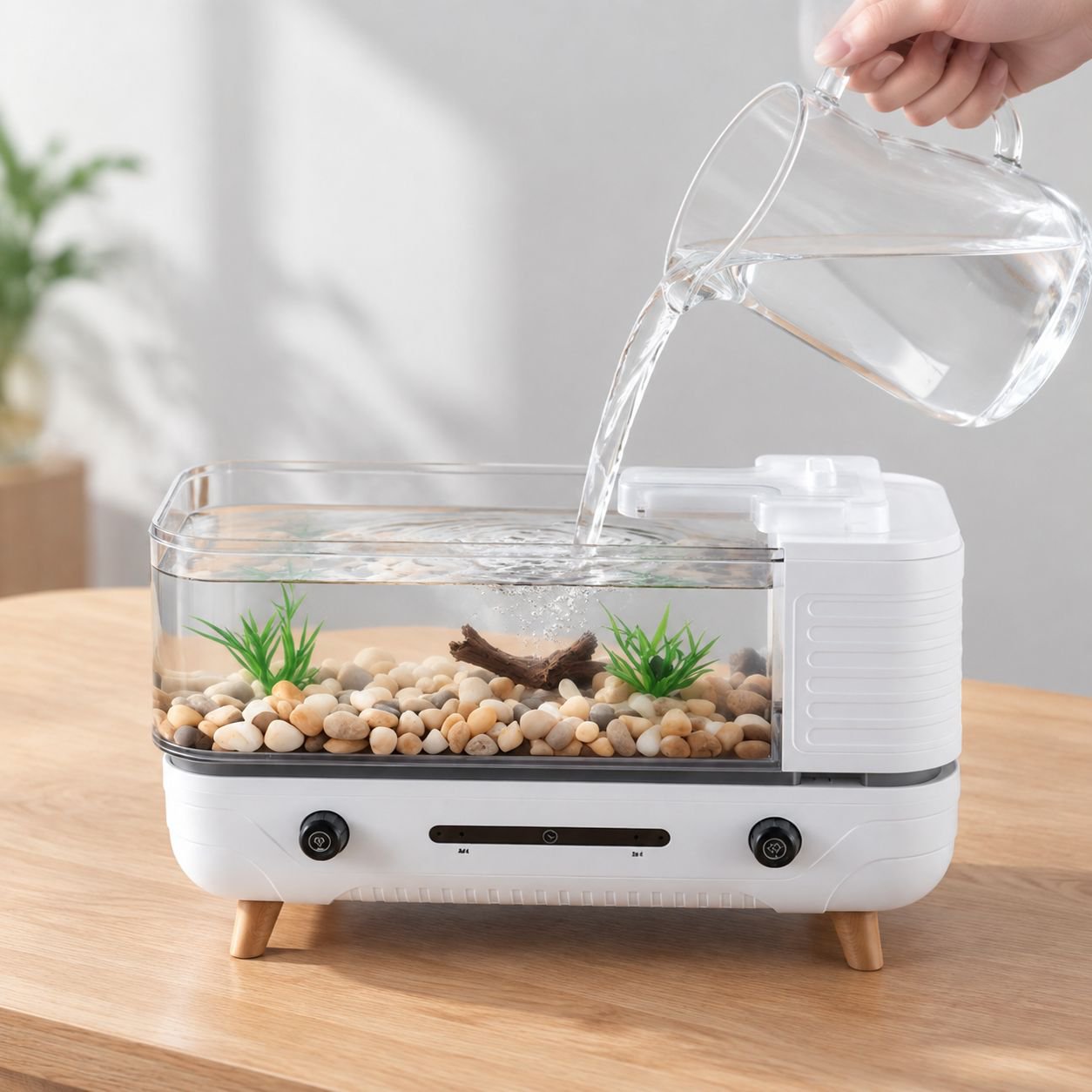 アロマ対応の加湿器詳細画像