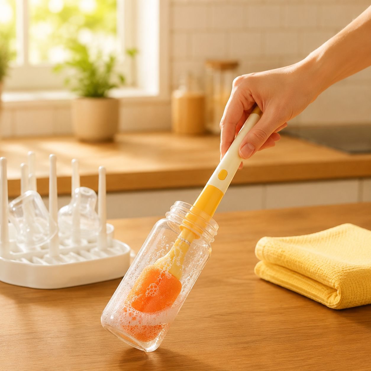Reusable Cup Brush for eco-friendly cleaning