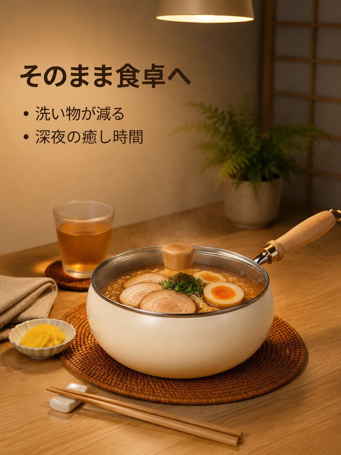 チタンクリスタル万能調理鍋