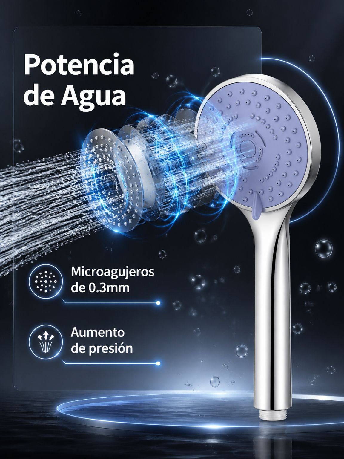 Manguera flexible para cabezal de ducha, ideal para cualquier baño