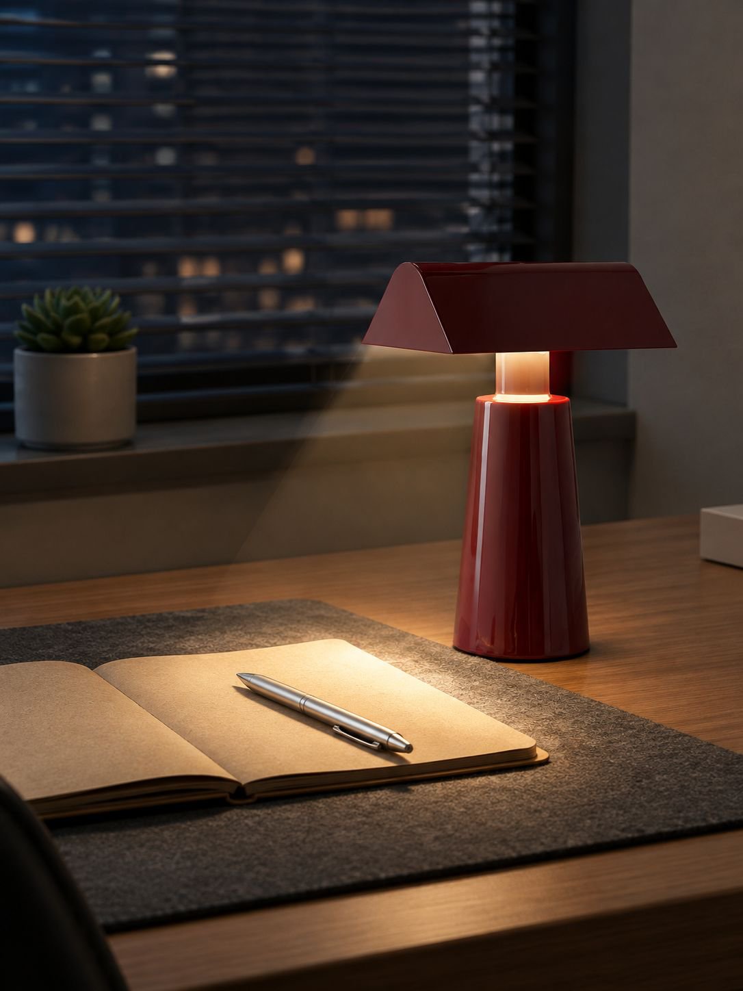 Kabellose Tischlampe mit Vintage-Design