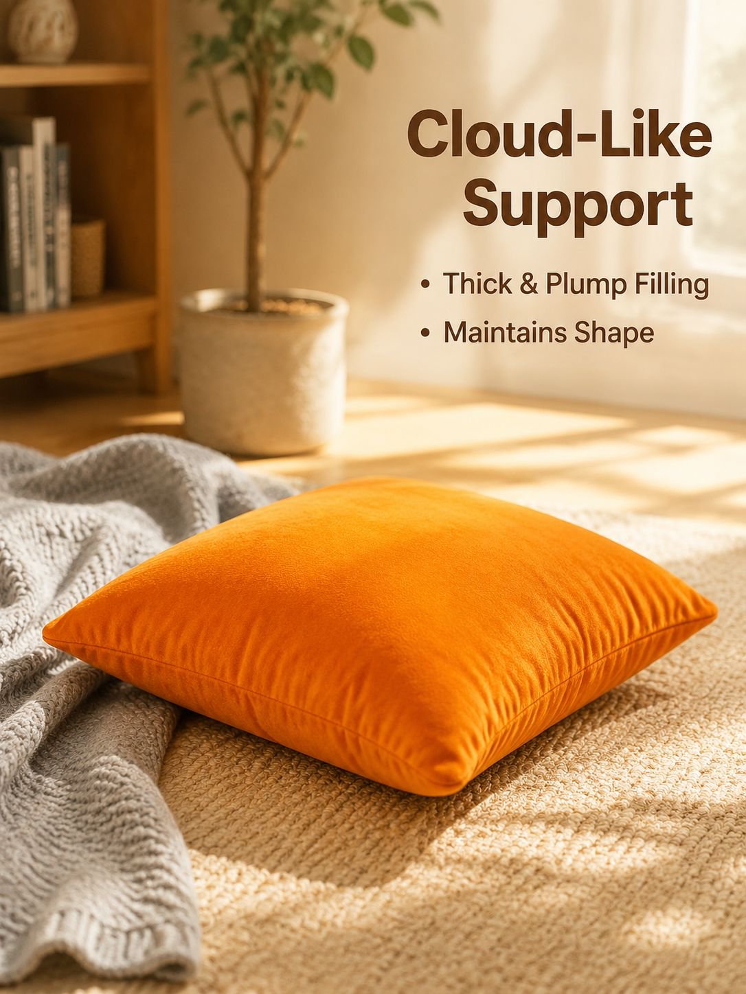 Cute Sunflower Sofa Back Pillow