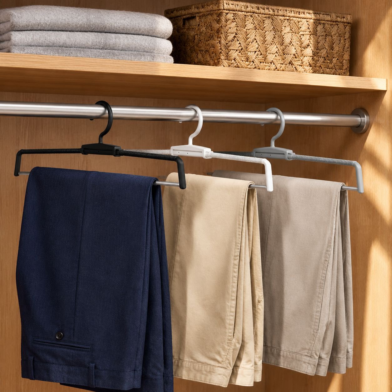 JMY - Extendable Spring Trouser Hanger