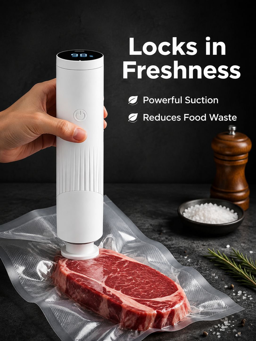 Portable JMY Electric Vacuum Pump for Food Preservation and Storage Bags
