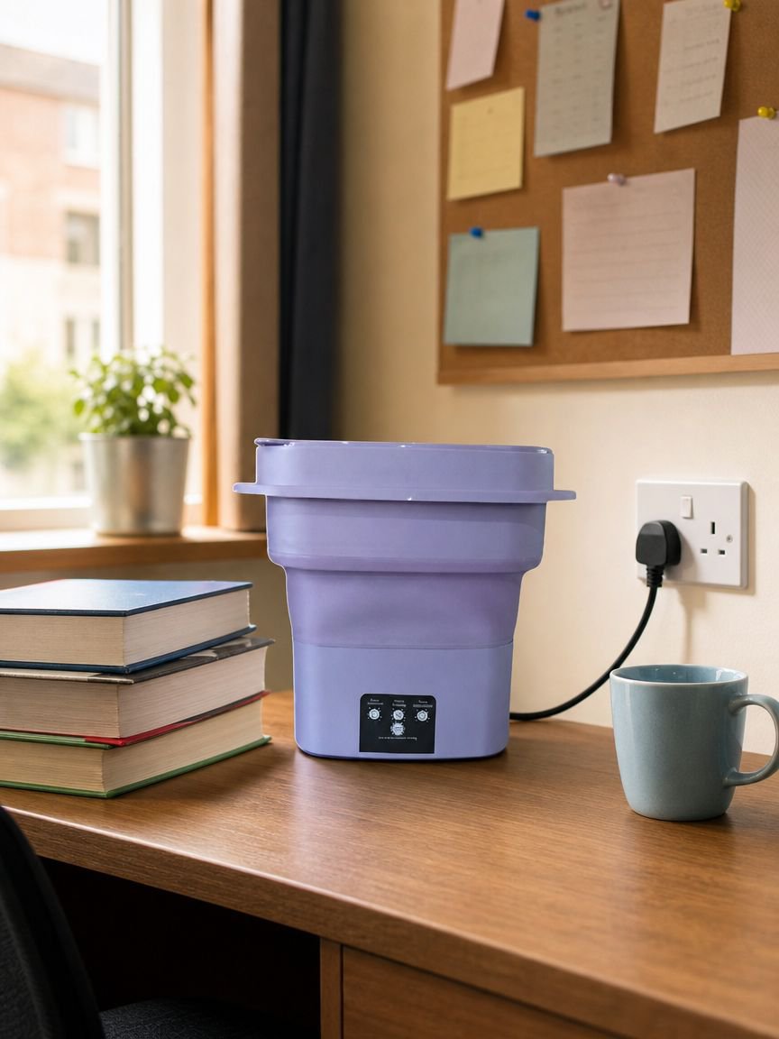 Mini automatic folding washing machine with 80 percent water saving