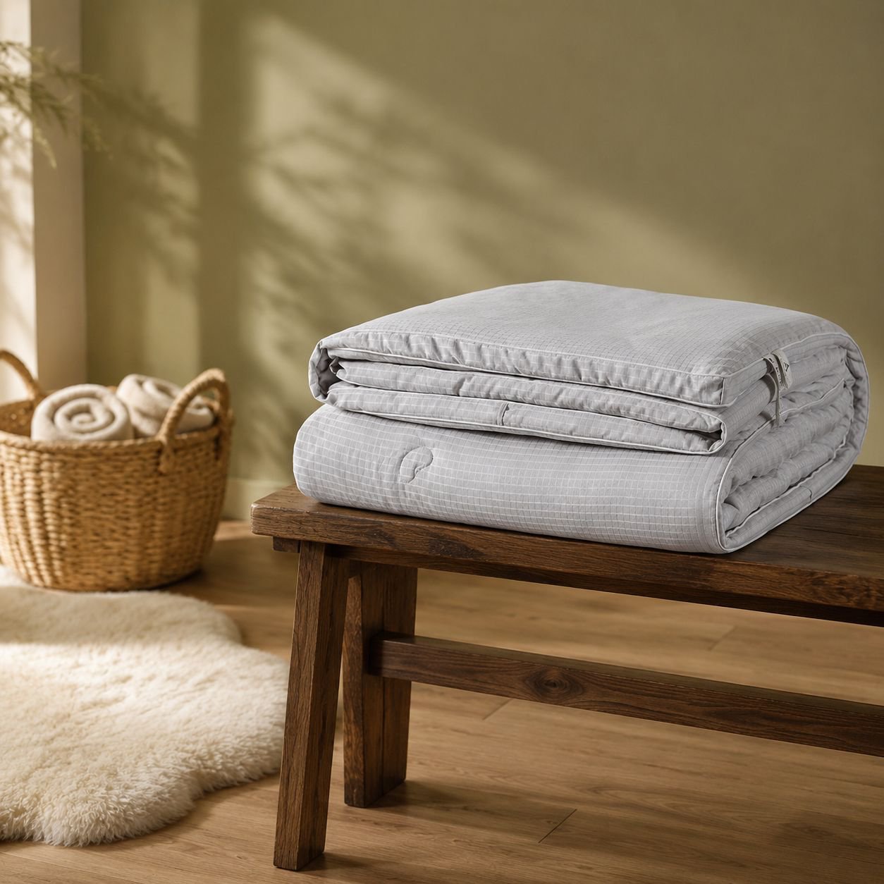 Upgraded Cotton Dobby Soybean Winter Quilt All-season Mother Quilt